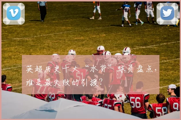 英超历史十大“水货”球员盘点，谁是最失败的引援？
