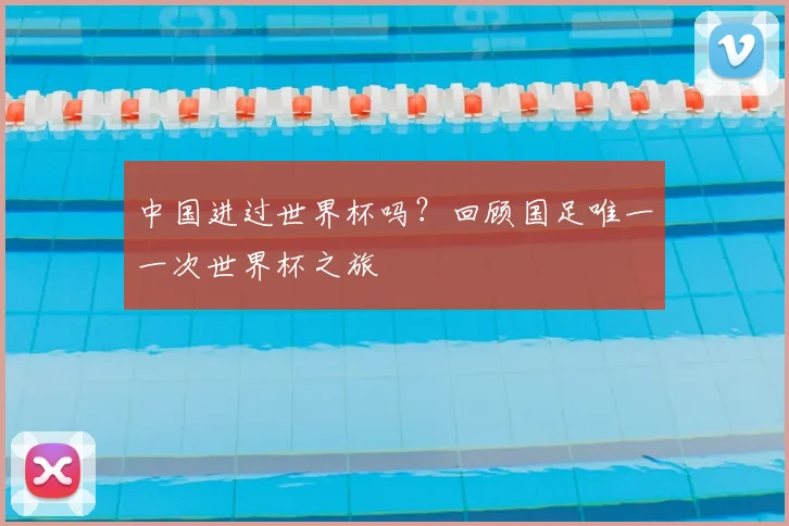 中国进过世界杯吗？回顾国足唯一一次世界杯之旅