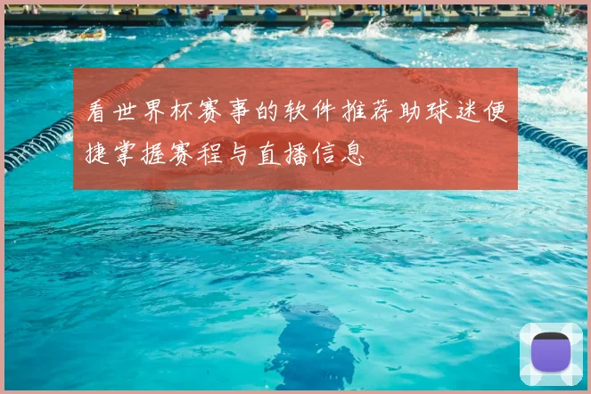看世界杯赛事的软件推荐助球迷便捷掌握赛程与直播信息